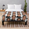 Steven Seagal inspired plush blanket