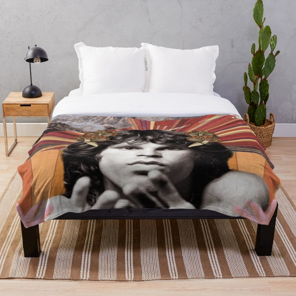The Doors Band Classic Plush Blanket