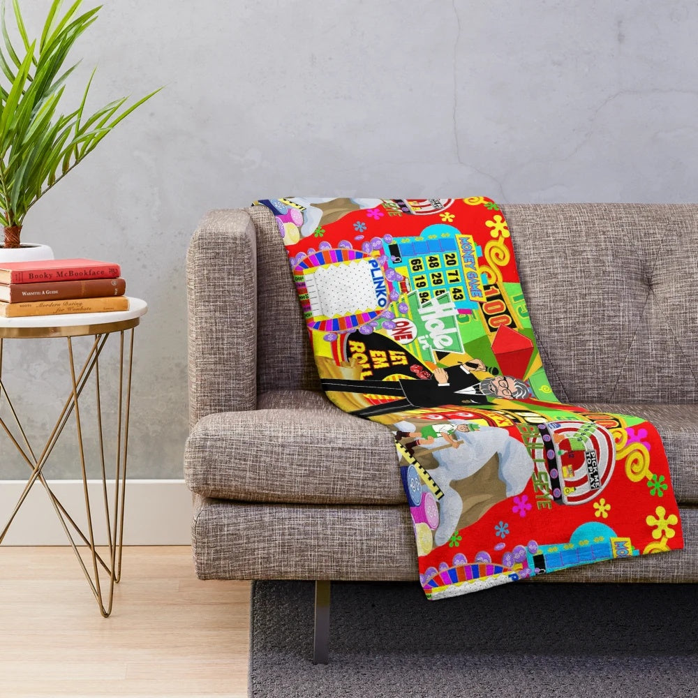 The Price Is Right Themed Plush Blanket