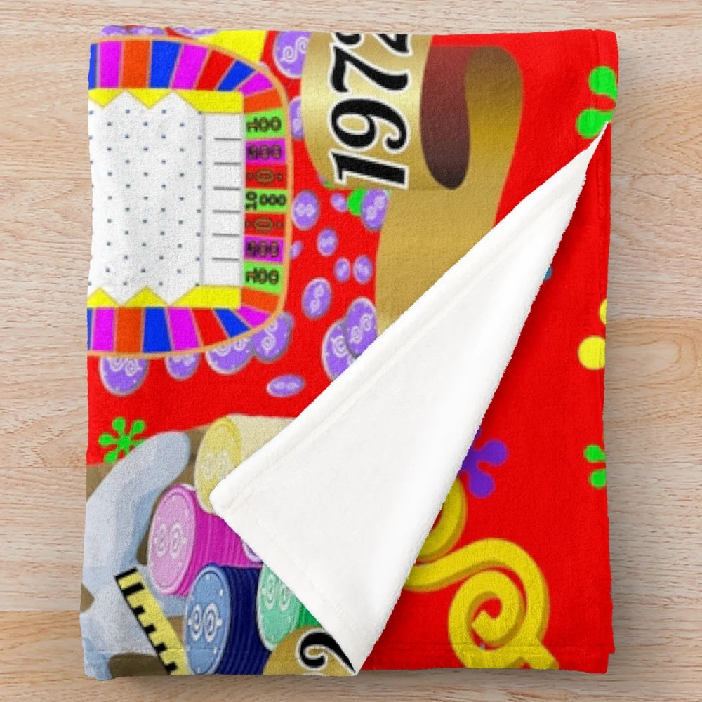 The Price Is Right Themed Plush Blanket