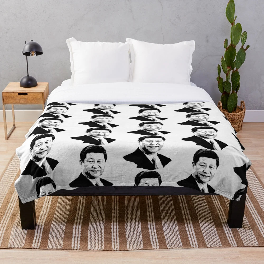 Xi Jinping plush blanket, Chinese president merchandise