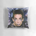 Zoolander Blue Steel Meme Pillow, featuring the iconic "Blue Steel" pose from the movie Zoolander