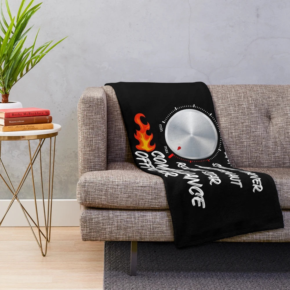 Funny and Badass Compliance Officer Graphic Plush Blanket