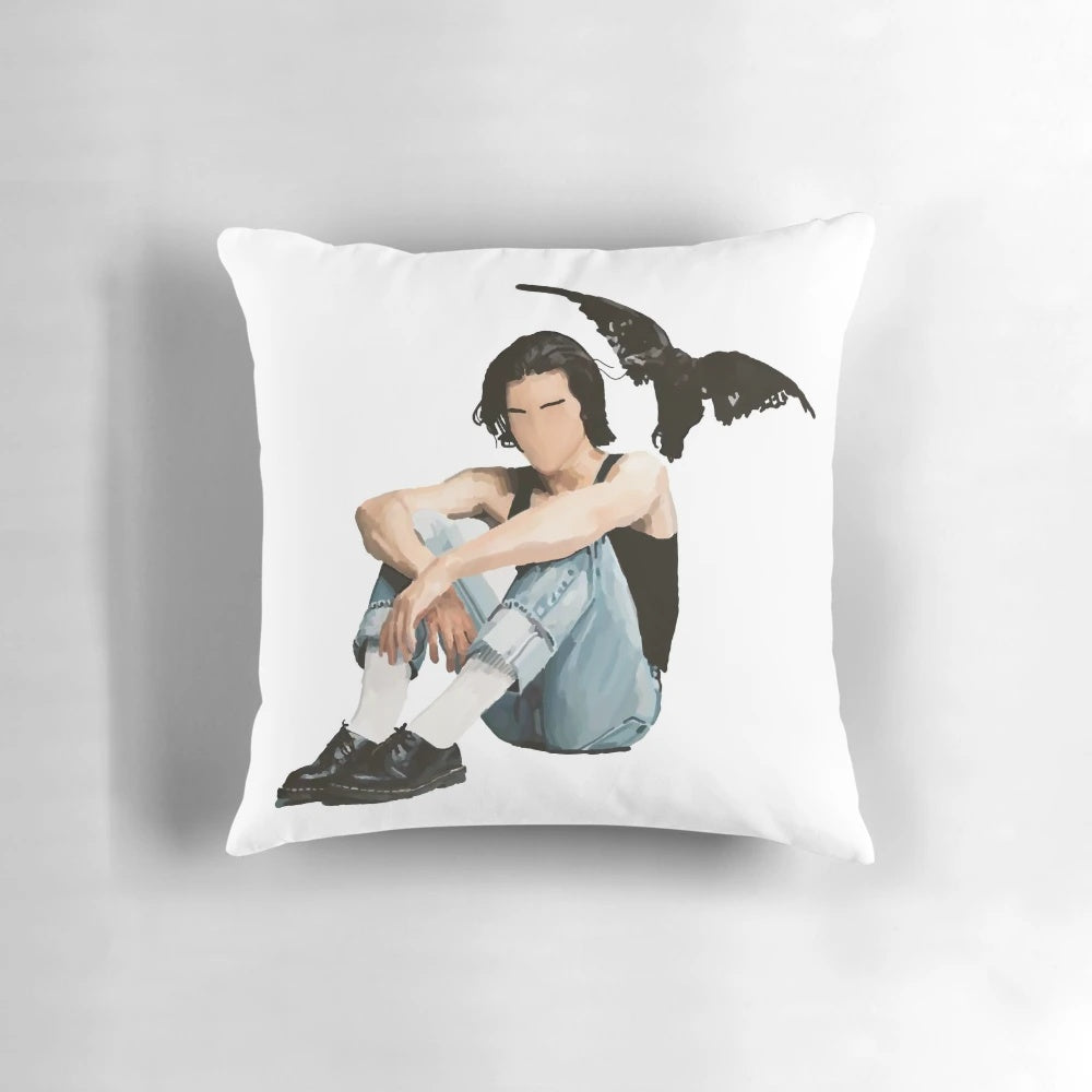 Conan Gray Kid Krow Album Cover Design Pillow