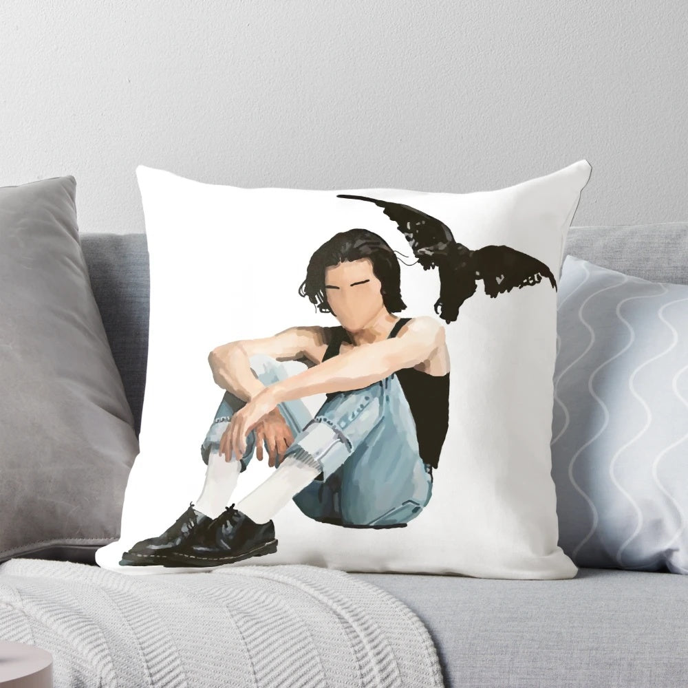 Conan Gray Kid Krow Album Cover Design Pillow