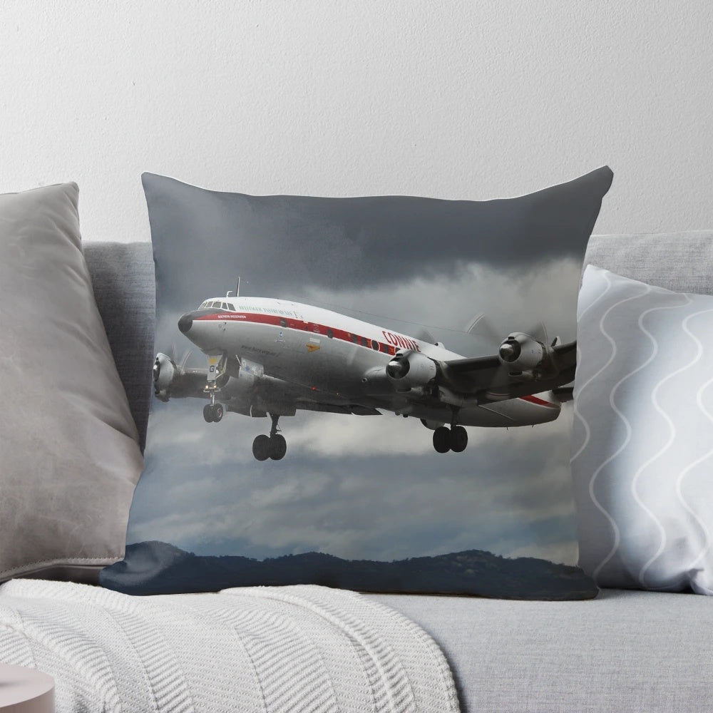 Connie Pillow with Lockheed Constellation Aircraft Design