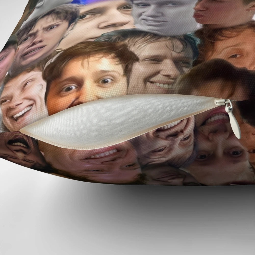 Conor Mason Inspired Pillow - Featuring the Nothing But Thieves Band Logo