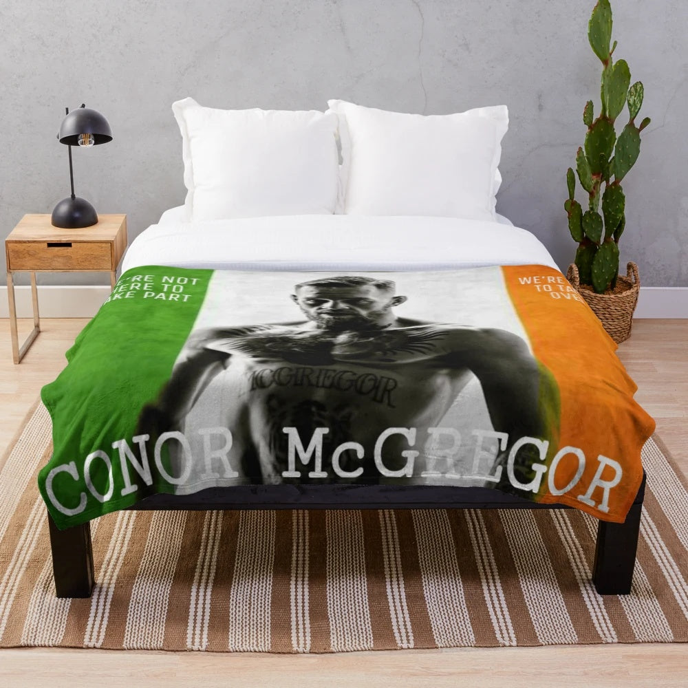 Conor McGregor Inspired Plush Blanket