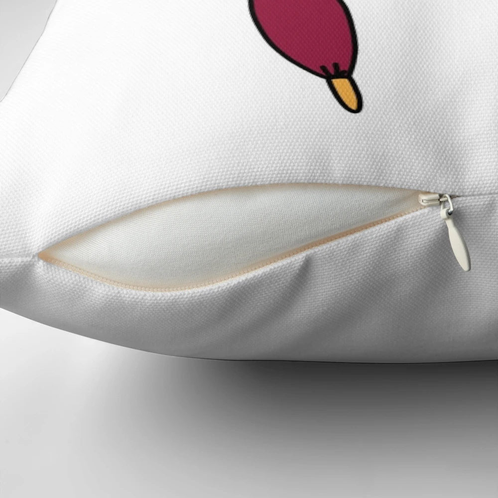 Conscience Pillow featuring Jiminy Cricket, a whimsical and inspiring home accessory
