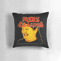Decorative pillow featuring a cooking-themed design