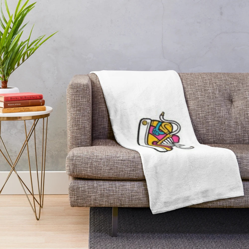 Cool sneakers plush blanket