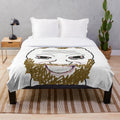 Coomer Meme Plush Blanket featuring a humorous internet meme design