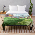 Corginia Inspired Plush Blanket, Soft and Cozy Fan Merchandise