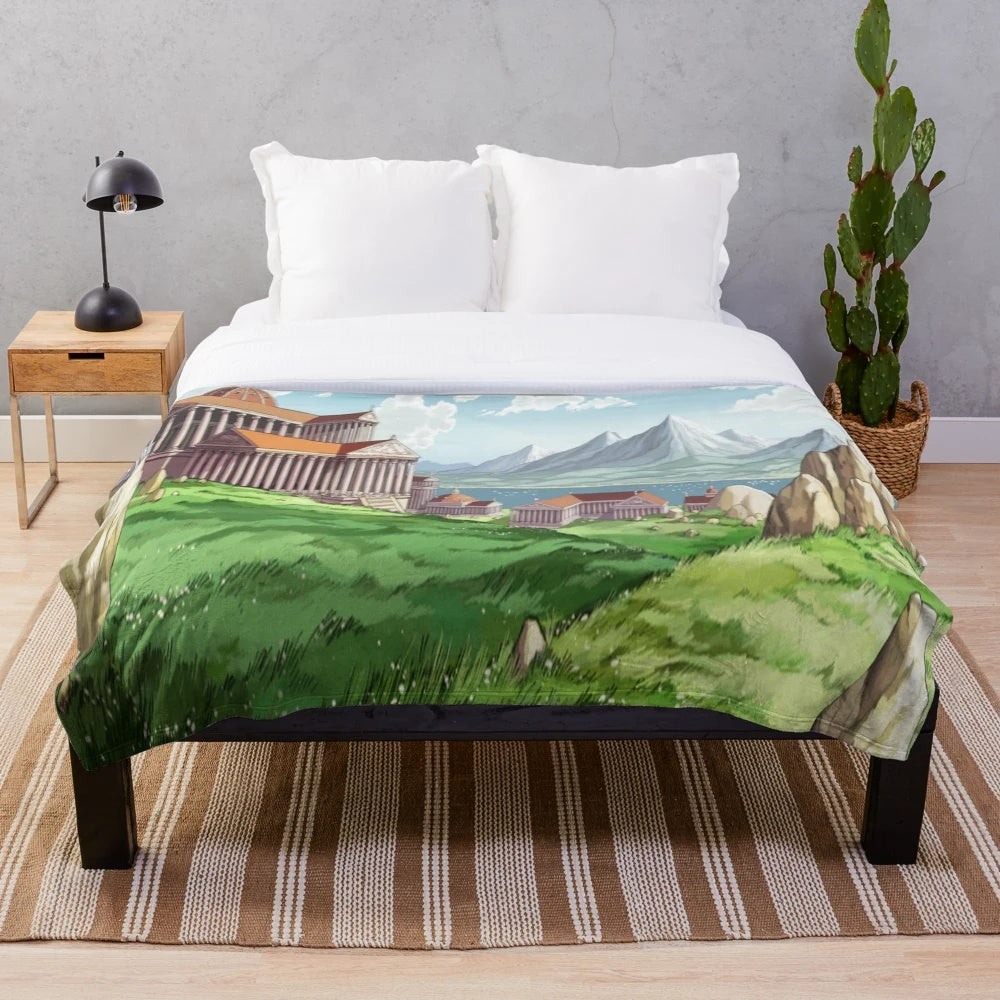 Corginia Inspired Plush Blanket, Soft and Cozy Fan Merchandise