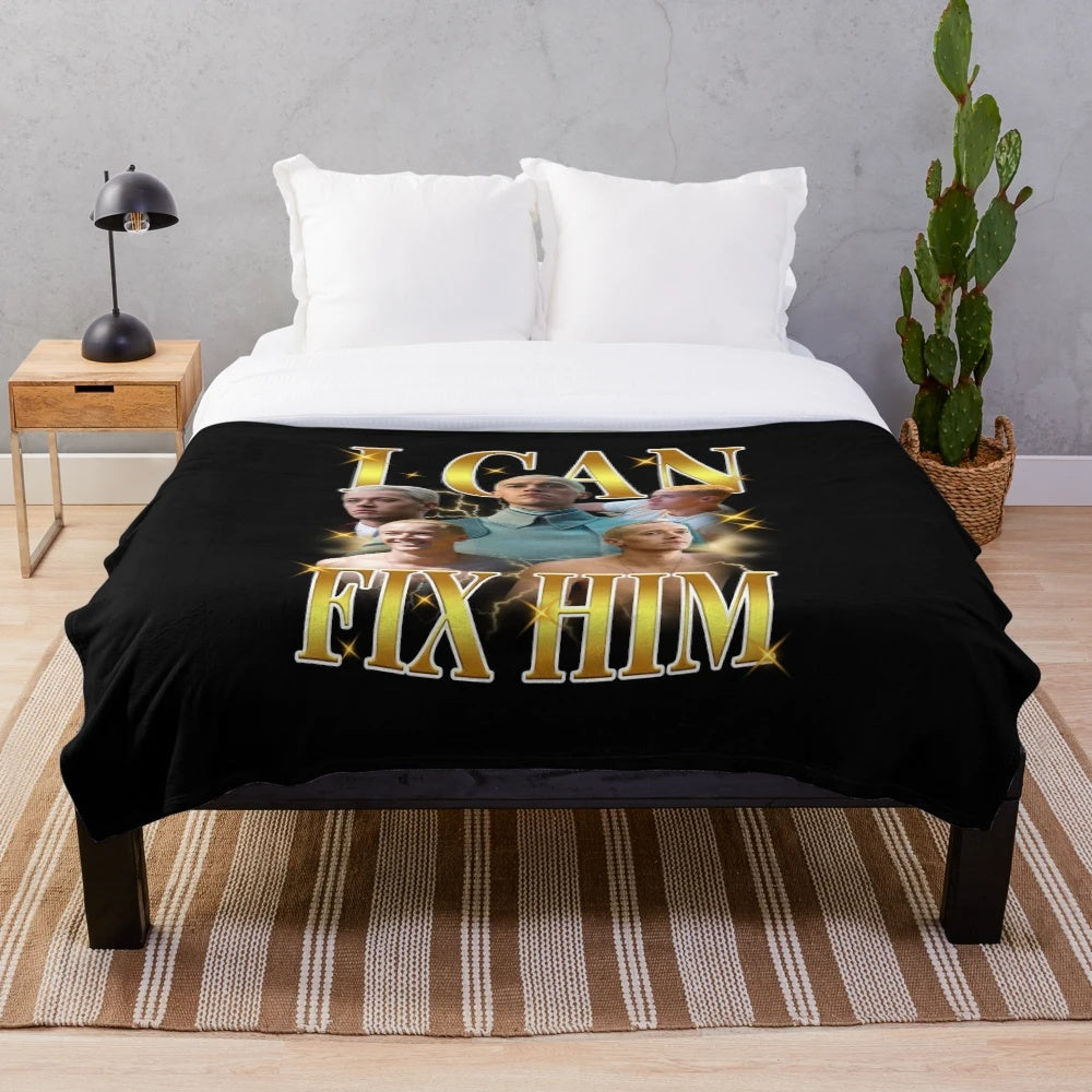 Coriolanus Snow inspired plush blanket from The Hunger Games series