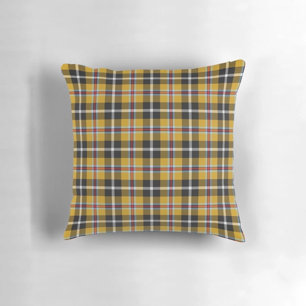 Cozy Cornish national tartan pattern pillow for coastal home decor