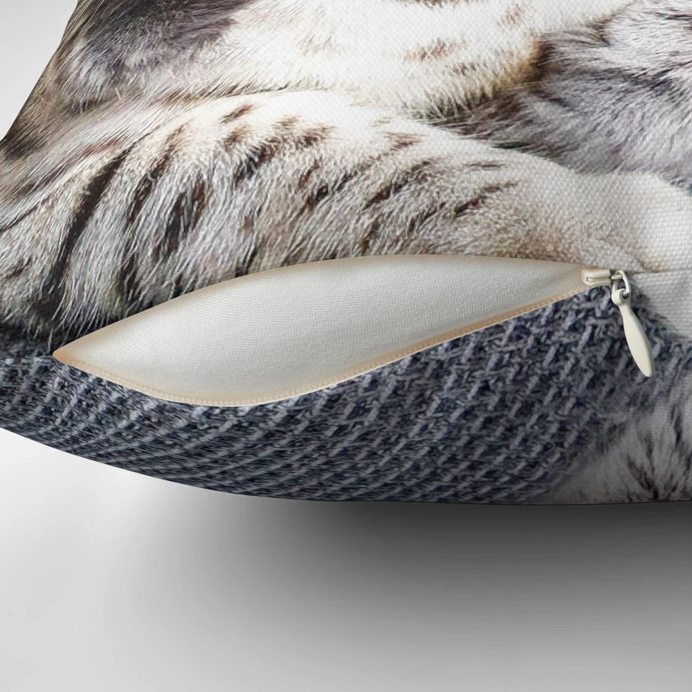 Decorative throw pillow with a space-inspired celestial design