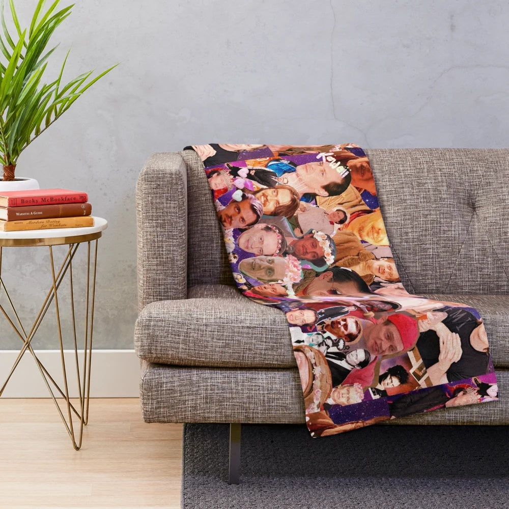 Steve Buscemi Galaxy Collage Plush Blanket