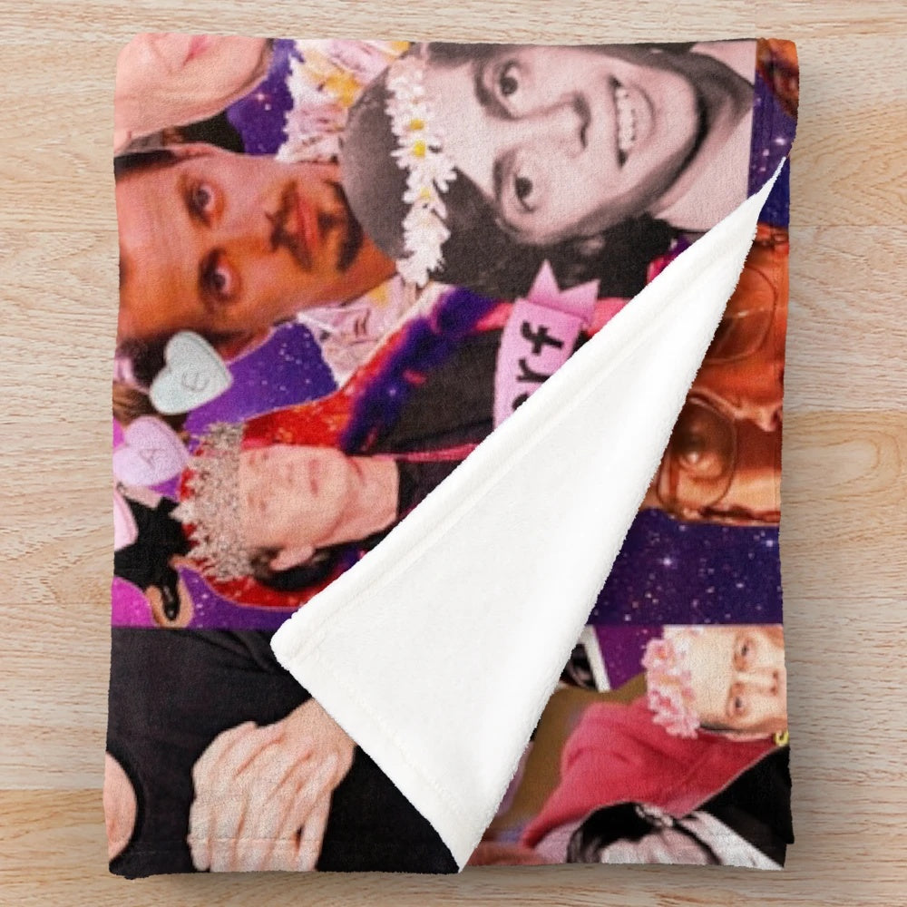 Steve Buscemi Galaxy Collage Plush Blanket