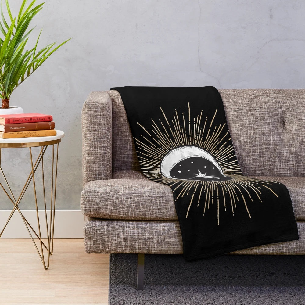 Darklina Moon Plush Blanket inspired by the Grishaverse