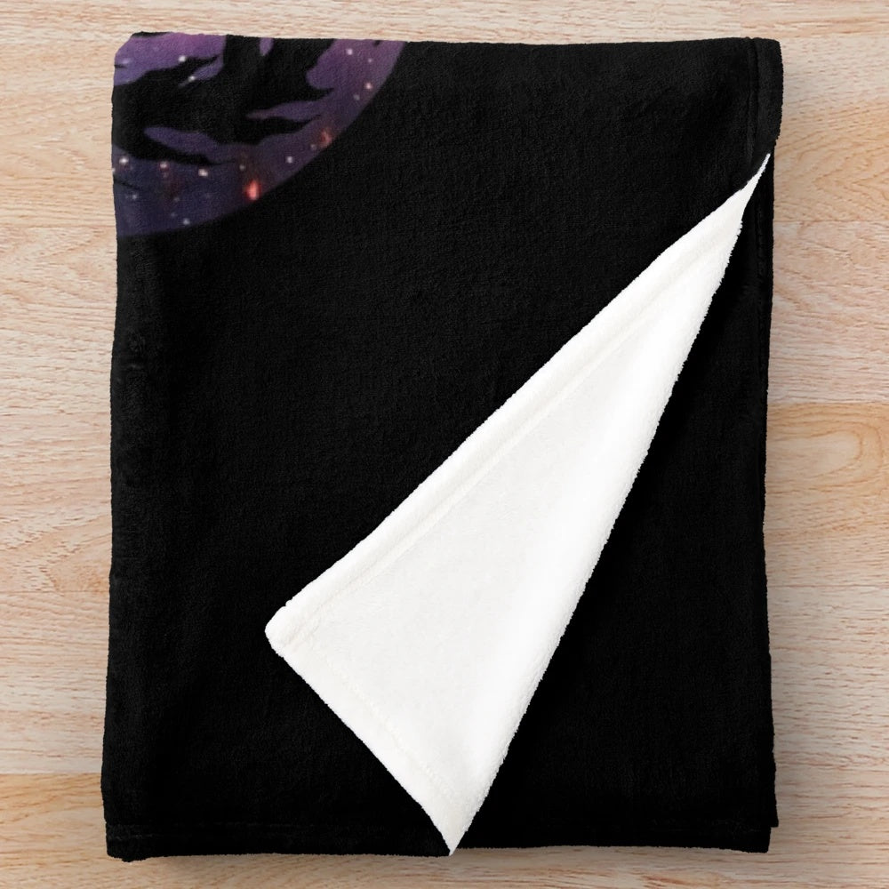Cosmic Dragon Plush Blanket featuring a legendary mythical dragon