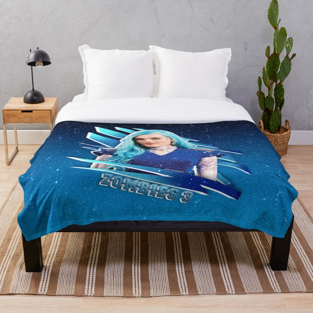 Addison Alien Galaxy Star Plush Blanket