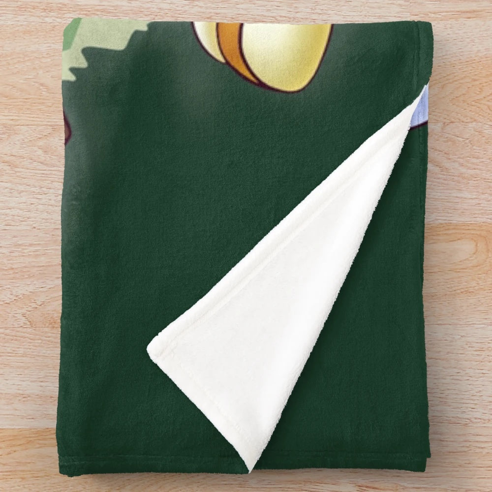 Cosmic Gaming Plush Blanket featuring 3D video game inspired design