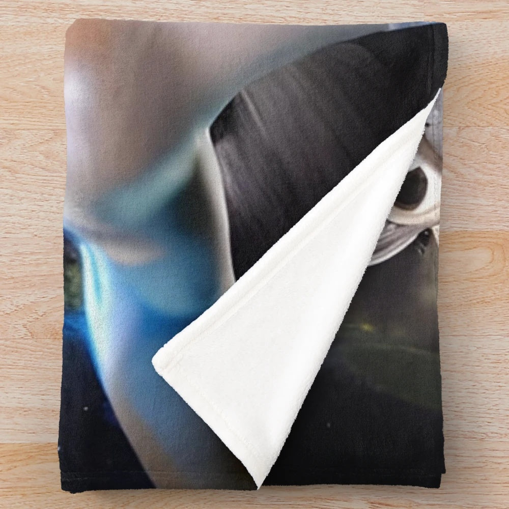 Cosmic Goddess Plush Blanket with Enchanting Celestial Design