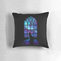 I Need Space Pillow with a galaxy and cosmic design, perfect for cat owners and astronomy enthusiasts.