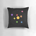 Solar System Polyhedral Dice Set - Nerdy Tabletop RPG Gamer Pillow