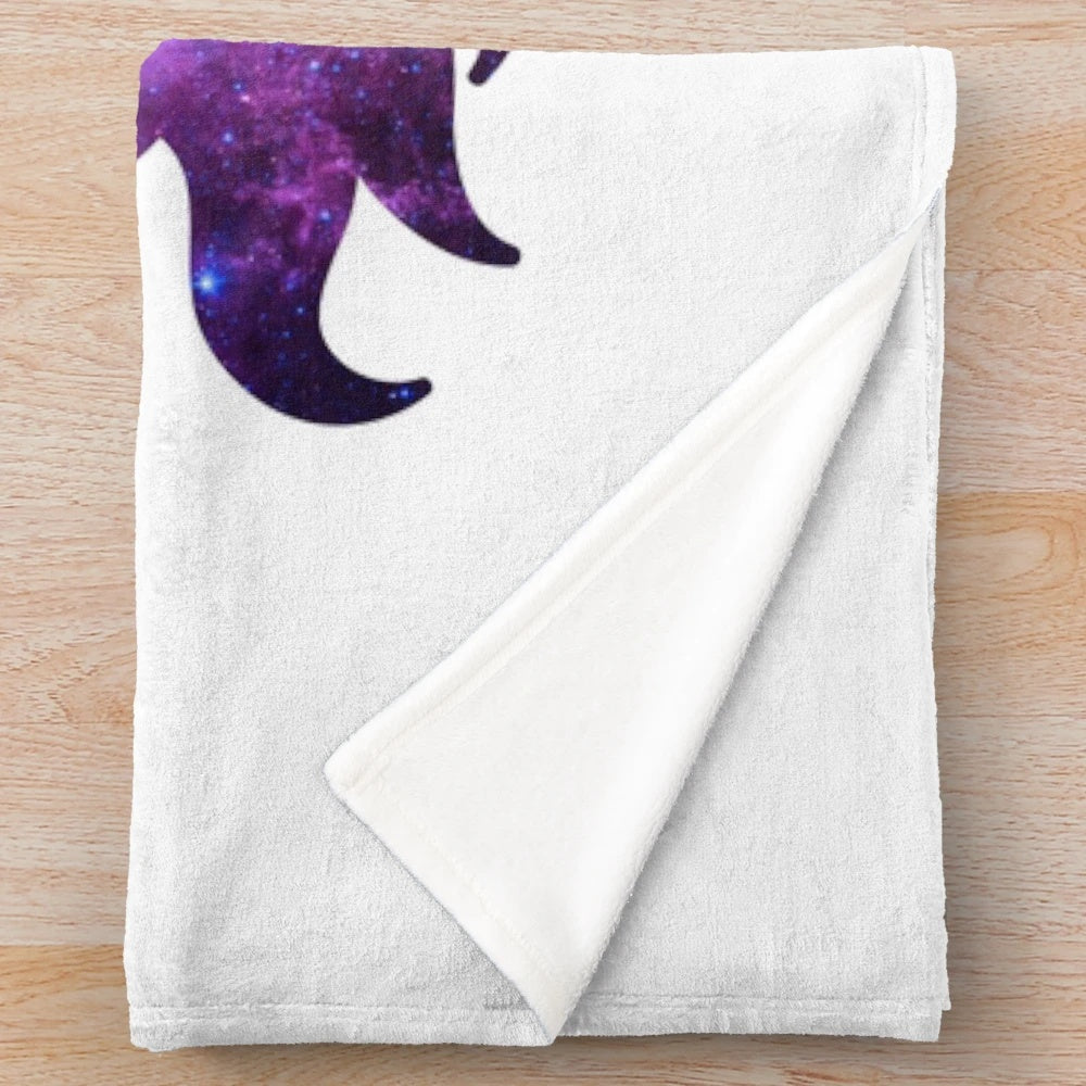 Cosmic unicorn floating in a galaxy of stars and nebulae