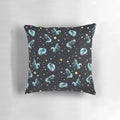 Cosmic Wolf Pillow featuring a majestic wolf design against a starry backdrop