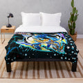 Battle Cats themed cosmo cat plush blanket