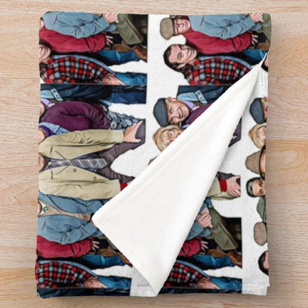 Still Game Clansman Plush Blanket - Soft and Cosy Throw Celebrating the Iconic Glasgow Comedy Series