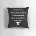 White "Bottom" Night Night couch potato pillow, featuring 90s British comedy characters