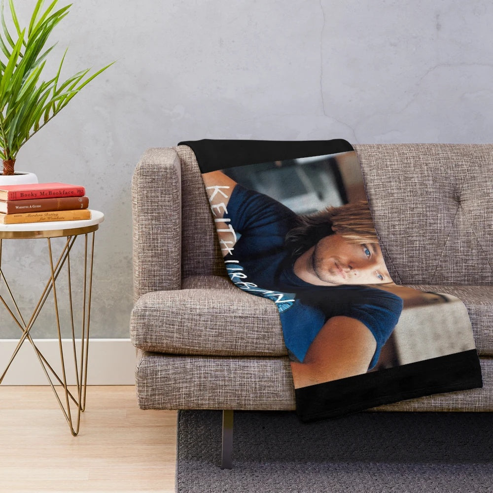 Keith Urban Inspired Soft Plush Blanket for Music Lovers