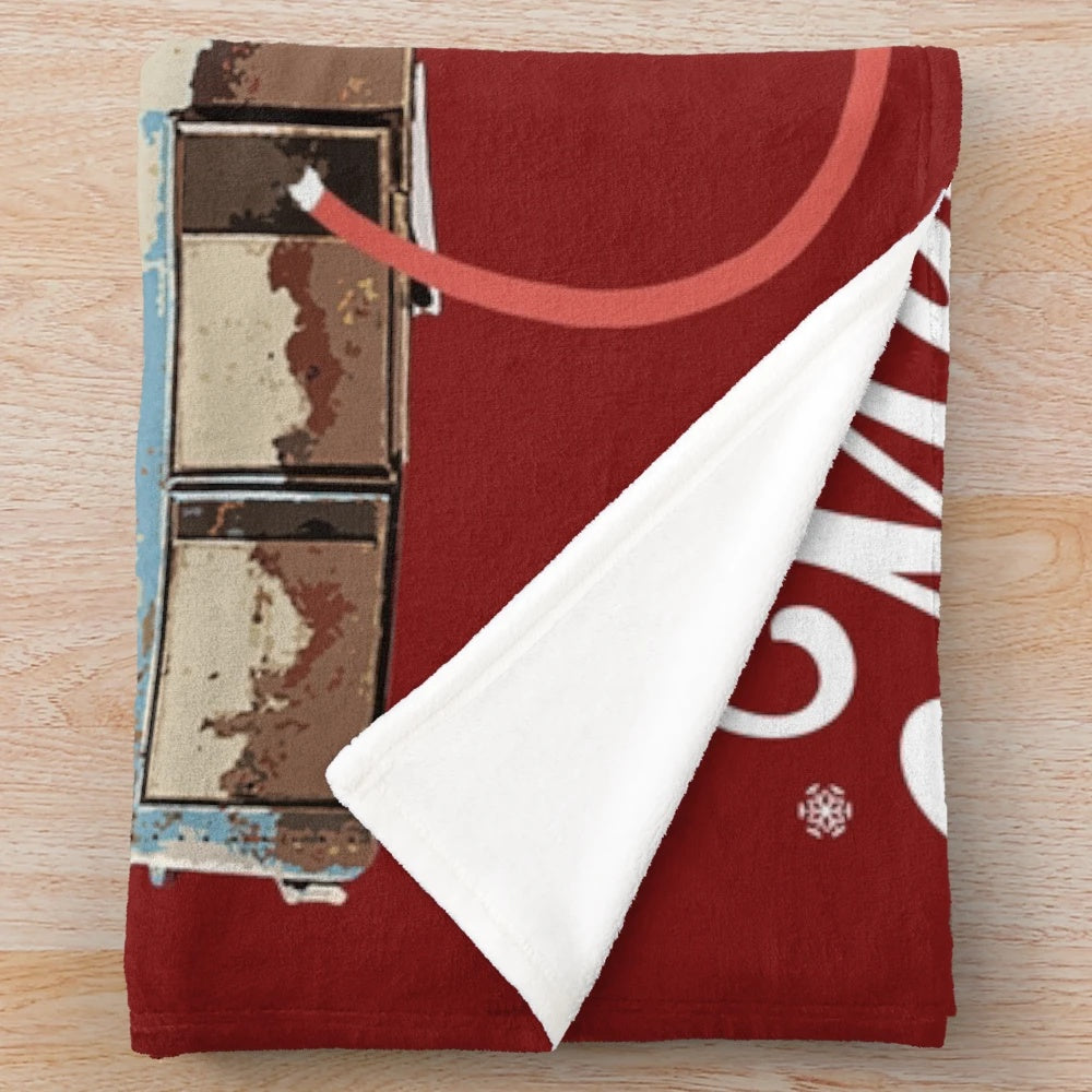 Cousin Eddie "Shitter's Full" Plush Blanket with Funny Christmas Vacation Quote