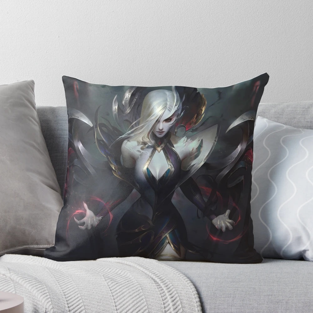 Coven Morgana League of Legends Pillow - Soft and Comfortable Gaming-Inspired Home Decor
