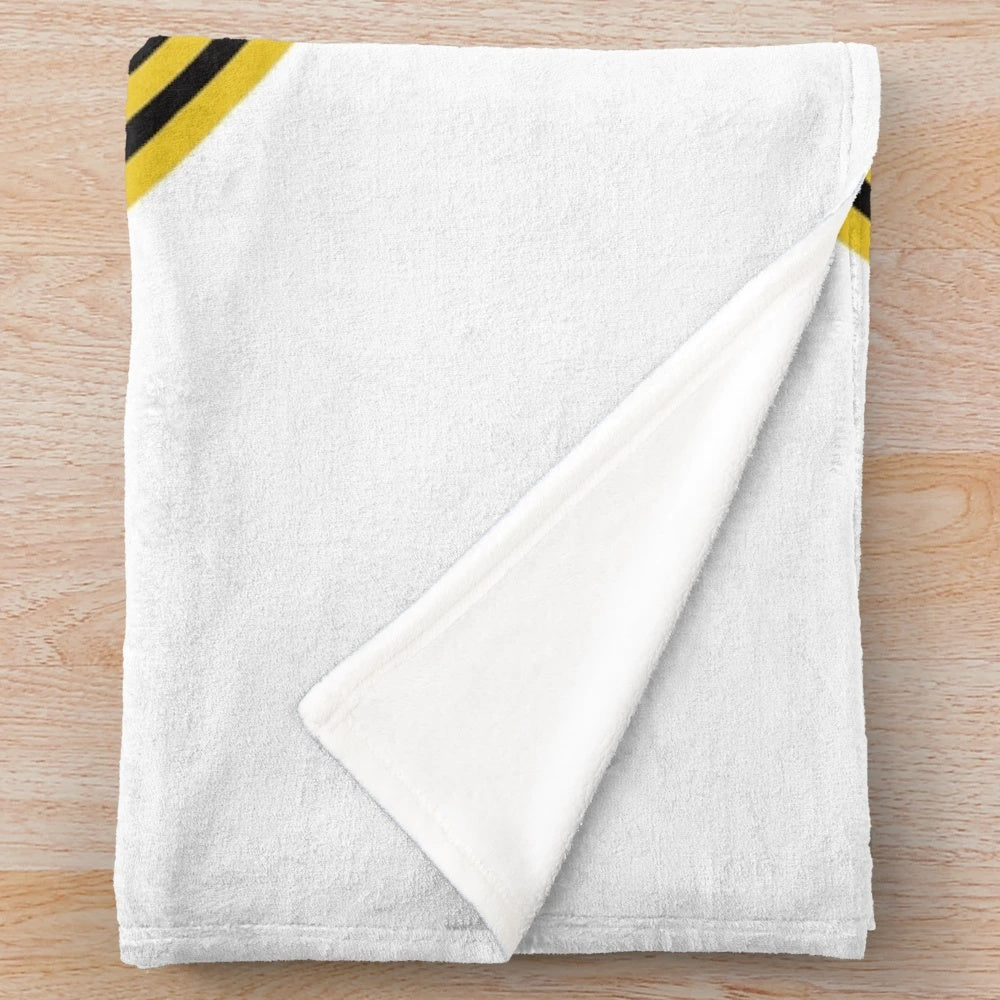Cow Chop inspired plush blanket with logo design