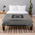 Soft, plush blanket featuring the 1975 band logo