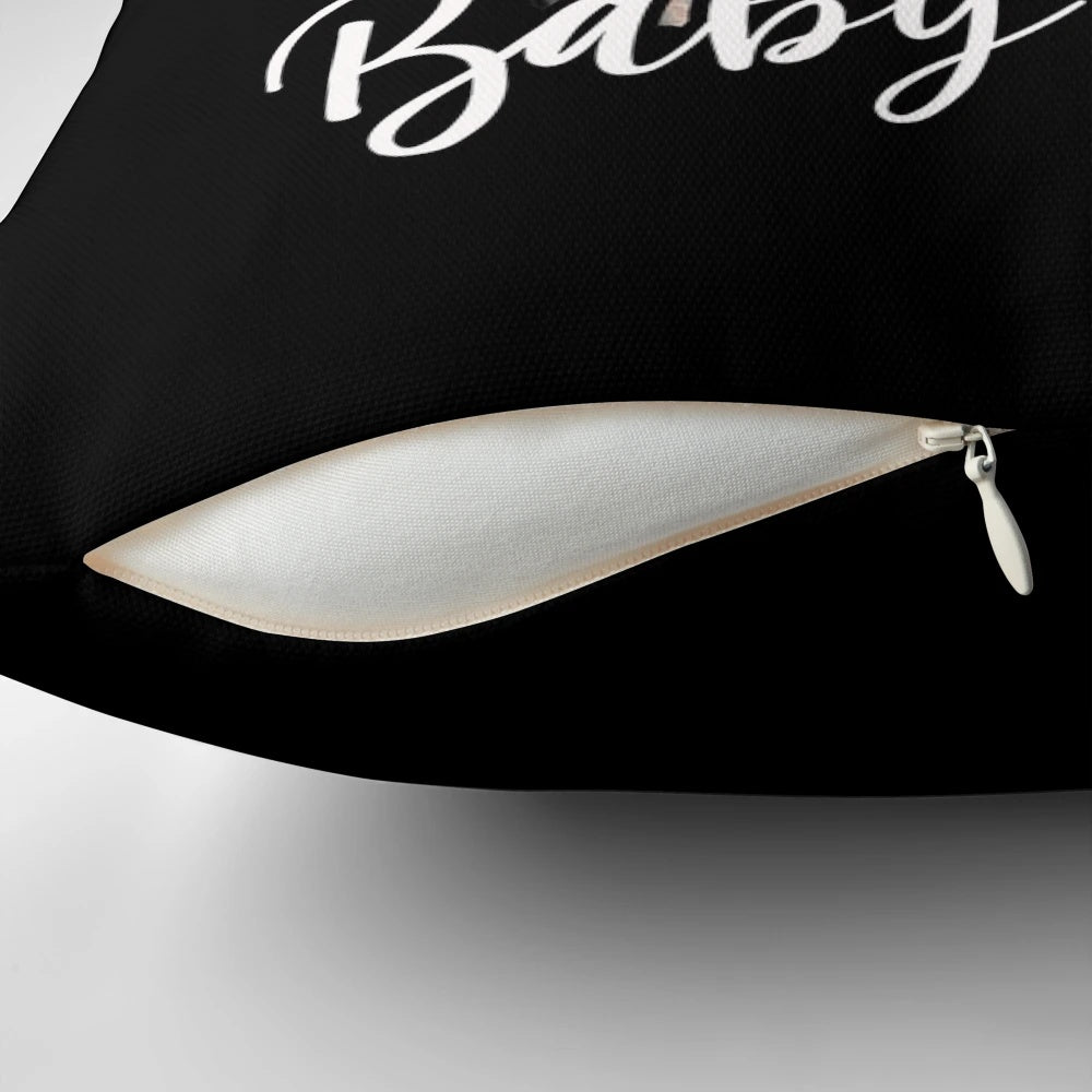 365 Days Themed Decorative Pillow featuring Baby Girl