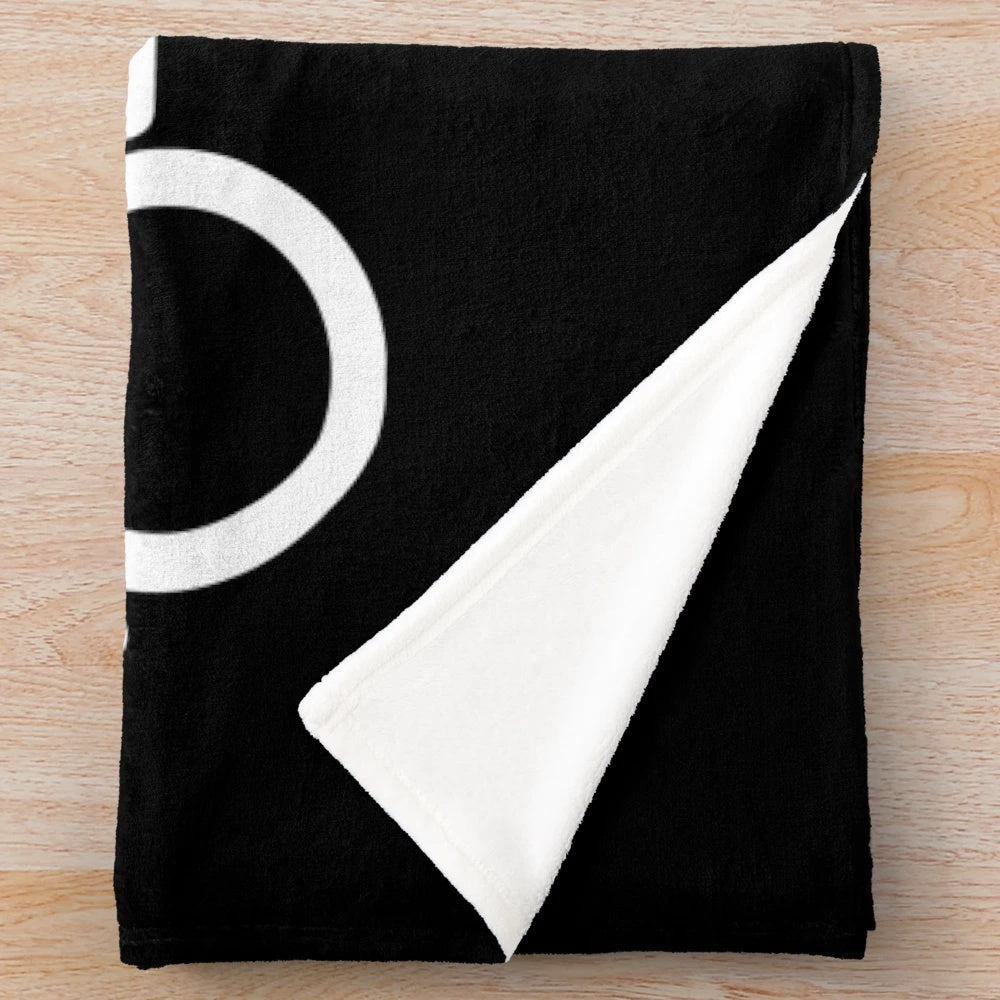 4x4 off-road inspired white plush blanket