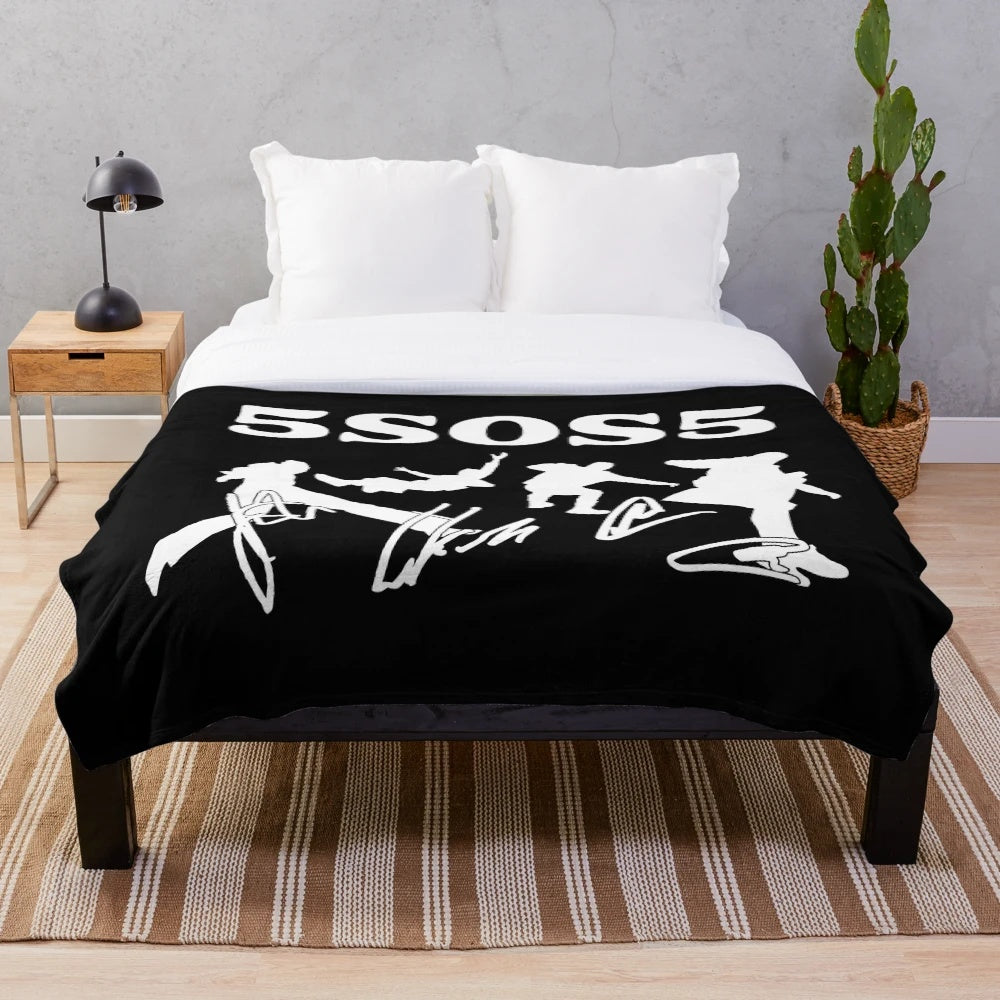 5 Seconds of Summer 5sos Plush Blanket