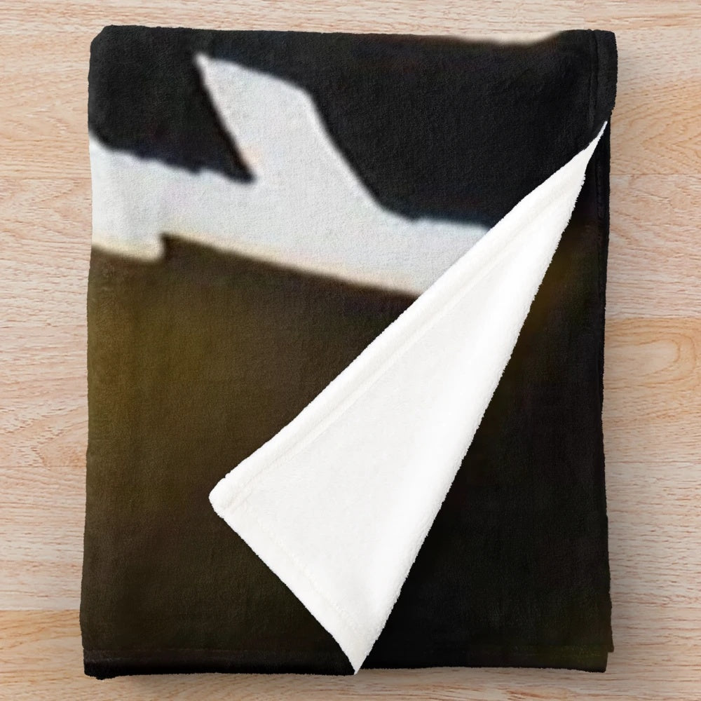 Plush blanket featuring a cartoon villain design