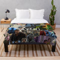 A24 characters plush blanket