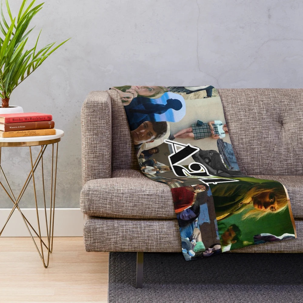 A24 characters plush blanket