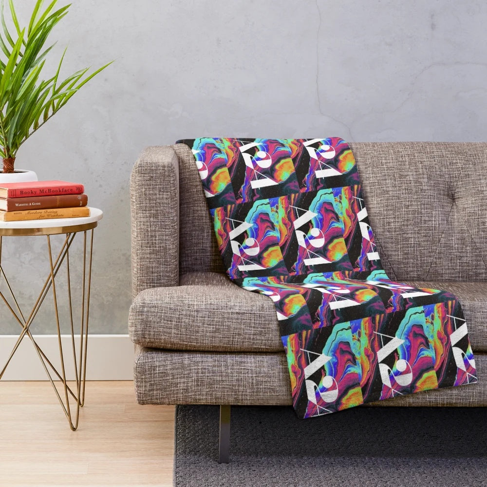 A24 movie themed plush blanket