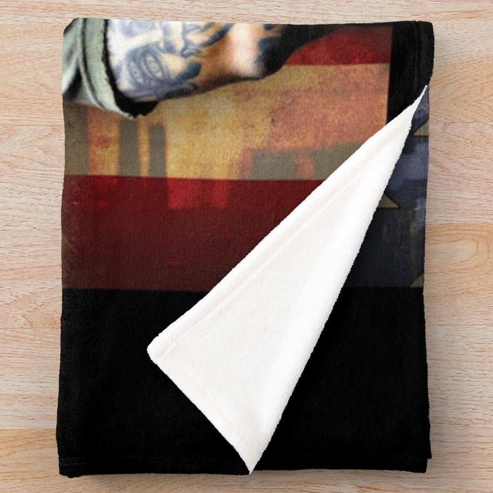 Aaron Lewis Inspired Plush Blanket