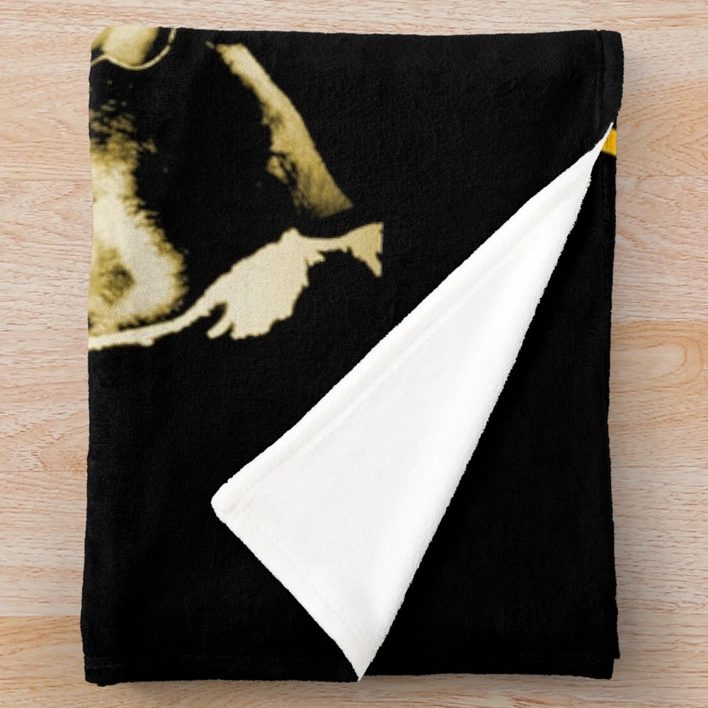 ABBA-inspired plush blanket with the band's iconic album art