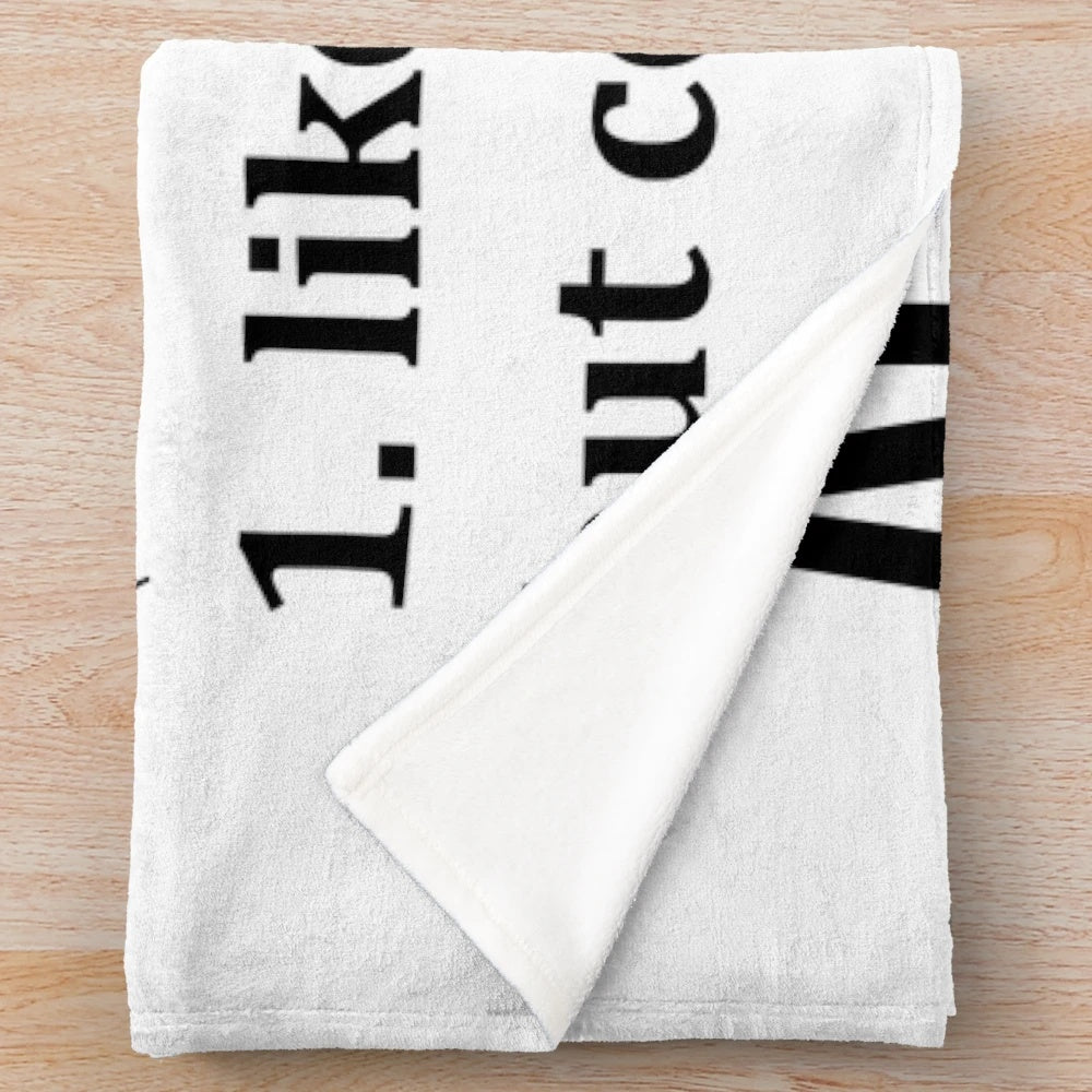 Acting Girl Plush Blanket for Theater and Drama Enthusiasts
